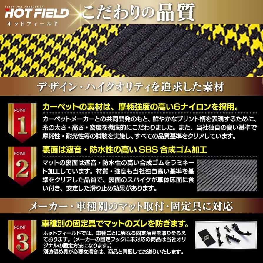 マット　イエローチップ　30枚 ヘルメット(MPタイプ) ST#108-JPZ(EPA) 帽体部:黄色 | コクゴeネット